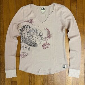 Lucky Brand Waffle Knit Koi Size Large